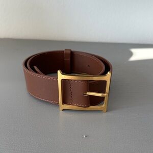 Helsa Brown Logo Belt